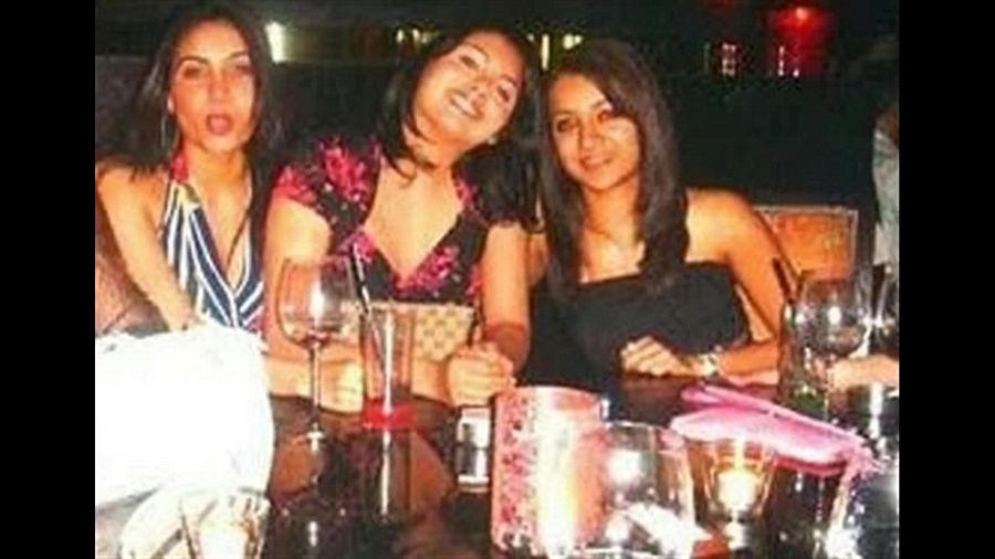 Trisha Caught Night Party Photos