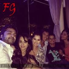 Trisha Caught Night Party Photos