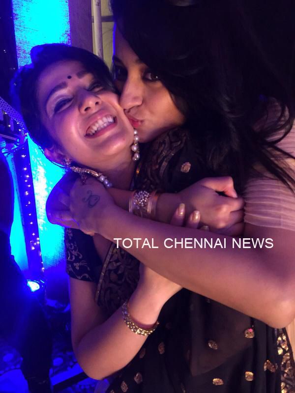 Trisha Caught Night Party Photos