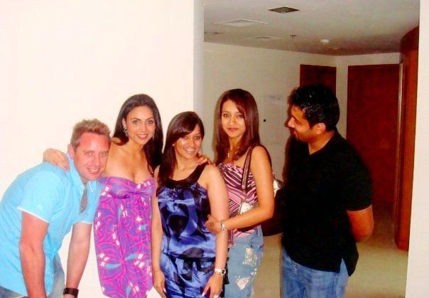 Trisha Caught Night Party Photos