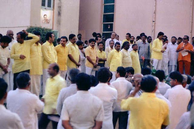 Sr NTR Rare & Unseen Stills During Political Campaign