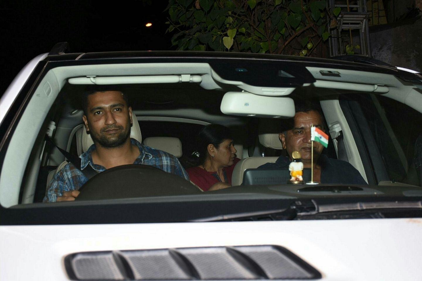 Vicky Kaushal spotted outside his Hotel