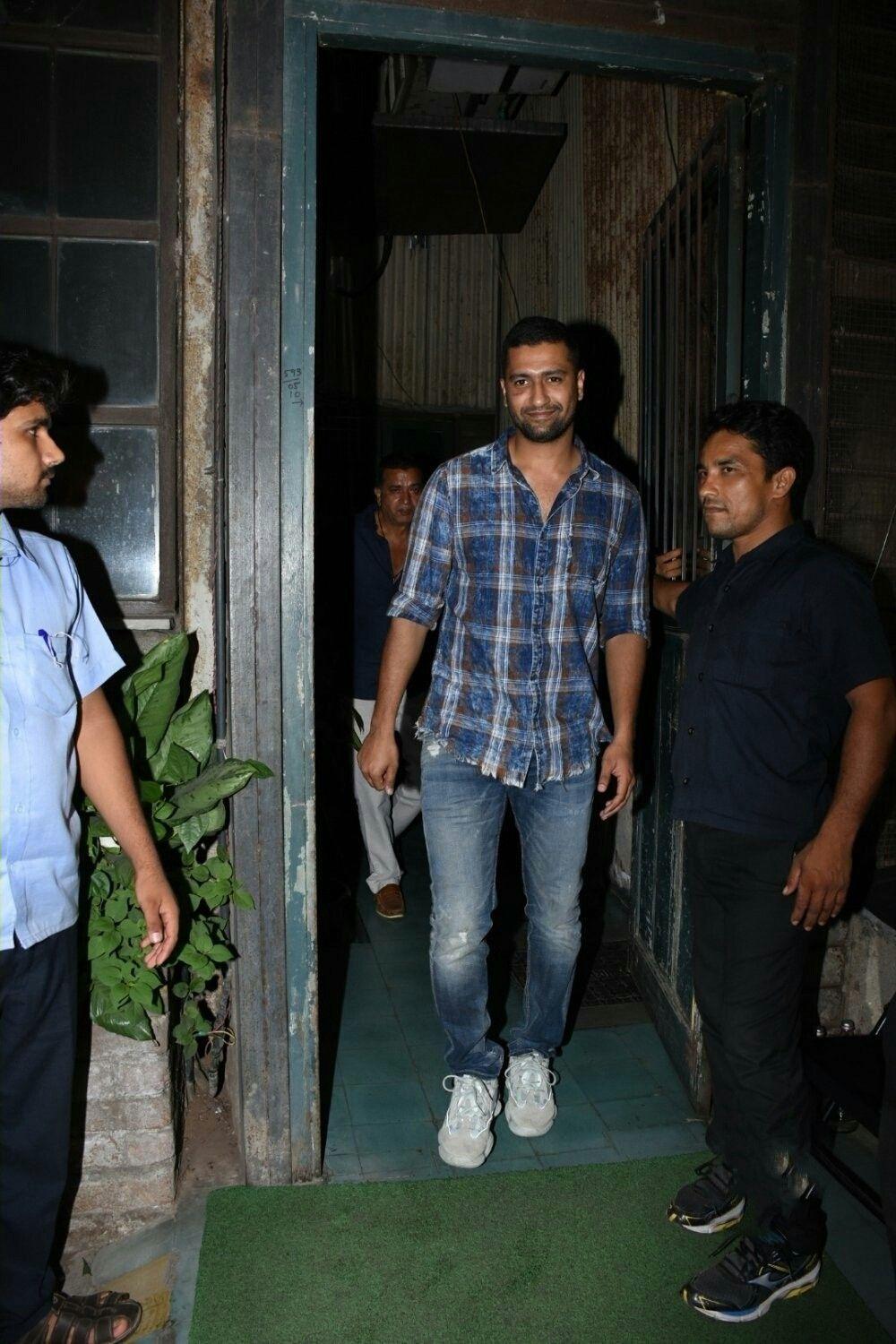 Vicky Kaushal spotted outside his Hotel