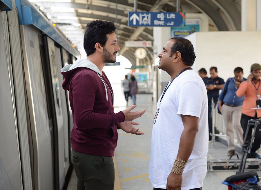 Vikram Kumar & Akhil Akkineni New Movie Working Stills