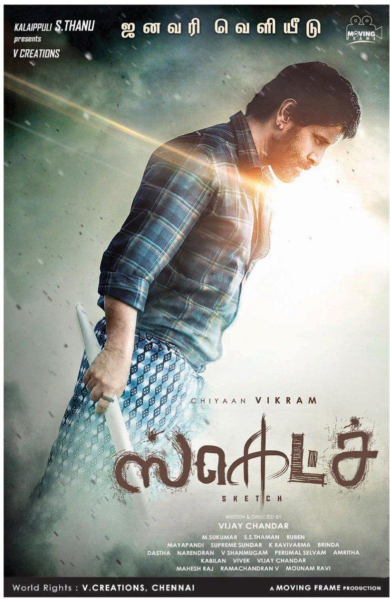 Chiyaan Vikram Tamannaah Sketch Movie Release Today Posters |  Moviegalleri.net