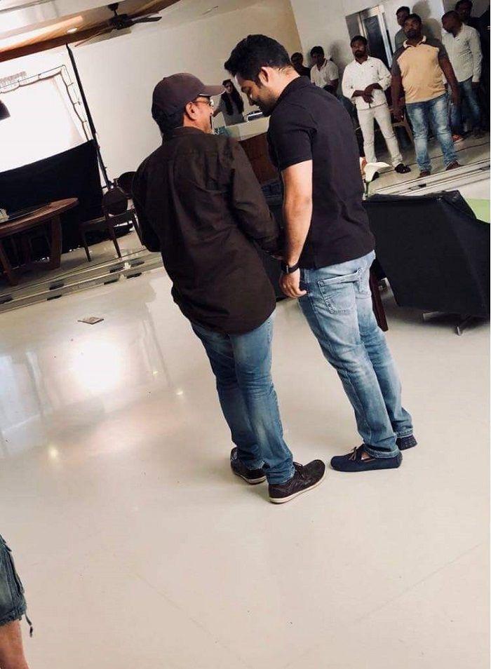 Viral Photos: Jr NTR at IPL ad shoot