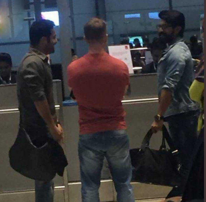 Viral Photos: Young Tiger NTR & Mega Powerstar RamCharan snapped at airport