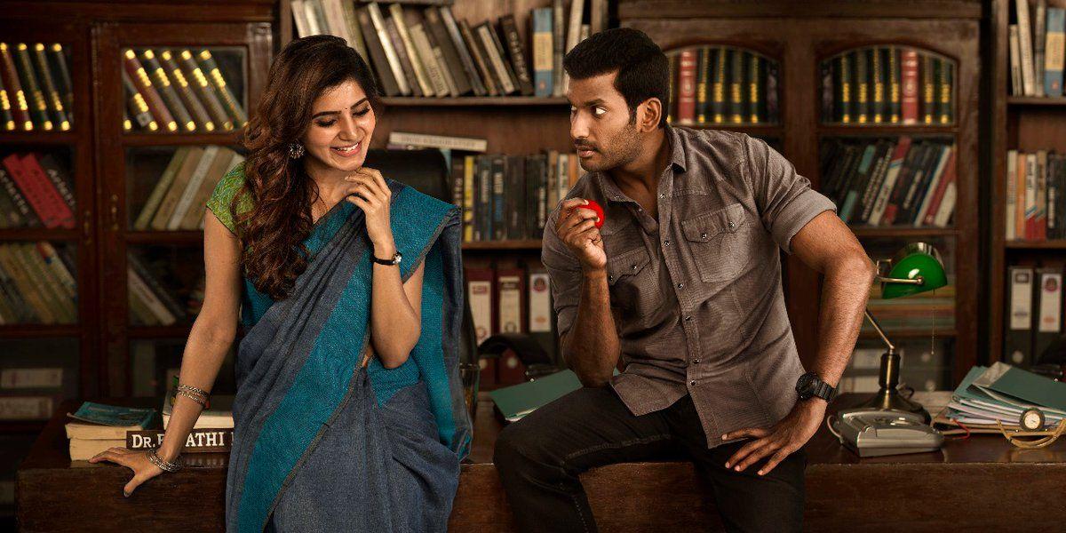 Vishal & Samantha from Irumbuthirai Movie Latest Stills