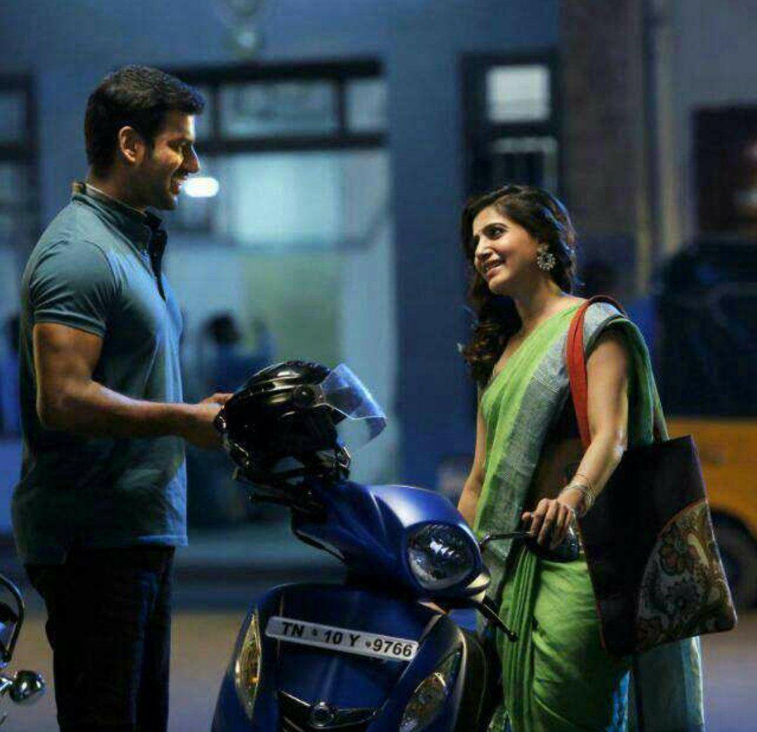 Vishal & Samantha from Irumbuthirai Movie Latest Stills