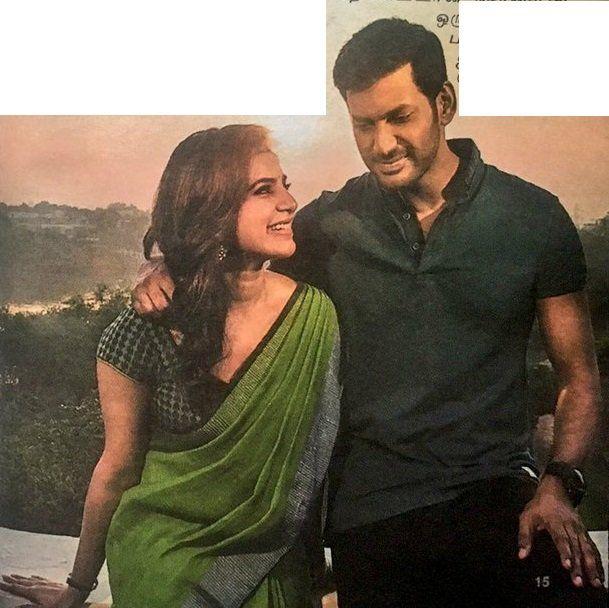 Vishal & Samantha from Irumbuthirai Movie Latest Stills