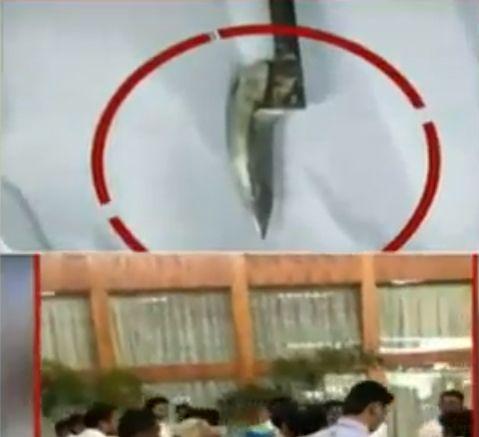 Waiter Attacks on YS Jagan Mohan Reddy With Knife