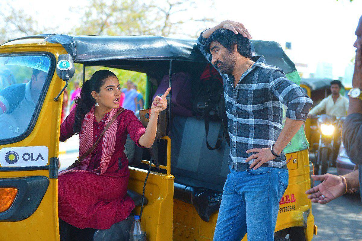 Working Stills of Mass Maharaja RaviTeja's NelaTicket