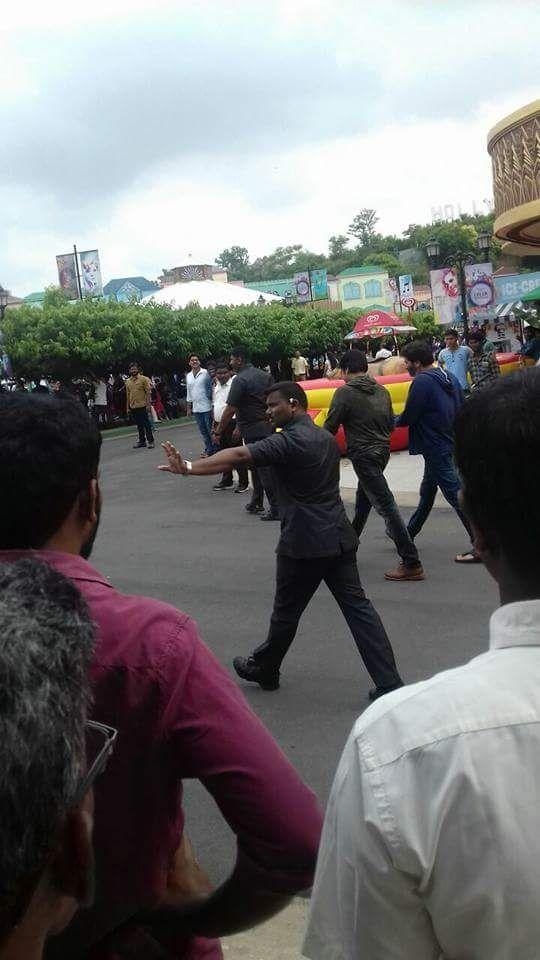 Working Stills of Pawan Kalyan from the sets of PSPK25