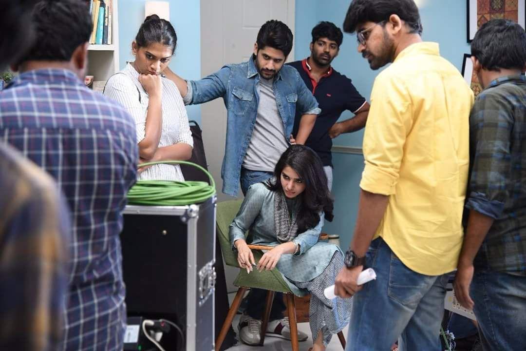Working stills of Naga Chaitanya & Samantha's Big Bazar AD Shoot