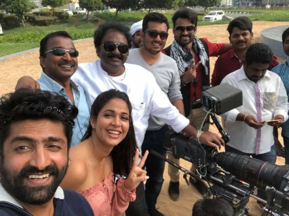 Working stills of Sai Dharam Tej's next with VVVinayak!