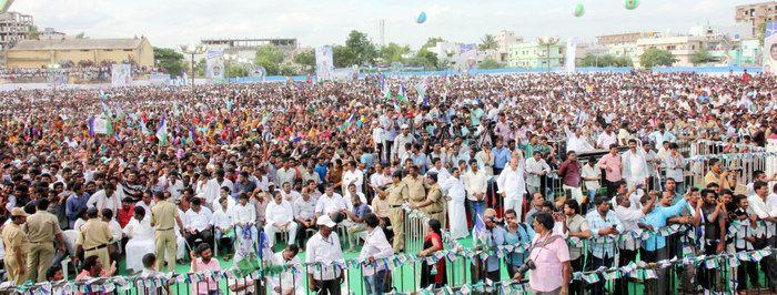 YS Jagan Public Meet at Nandyala Photos