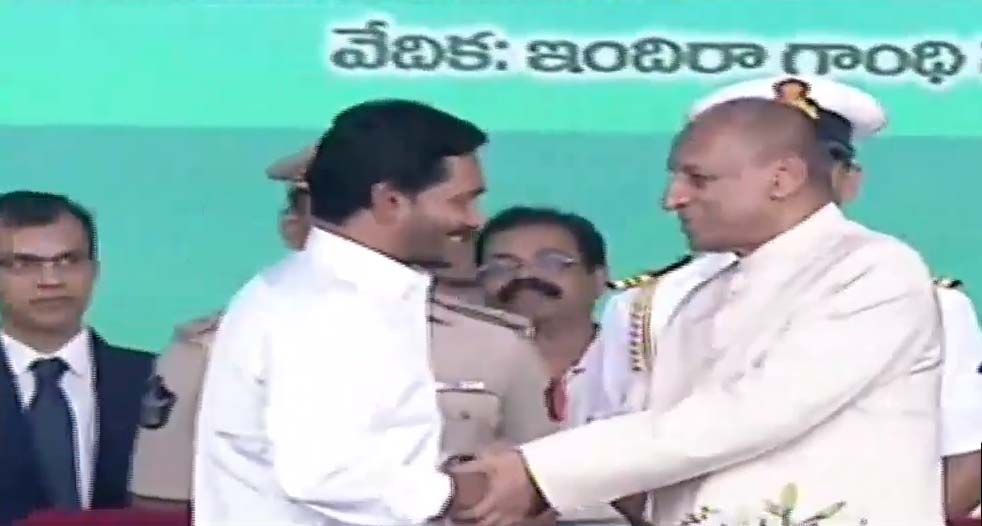 YS Jagan Swearing in Ceremony Photos