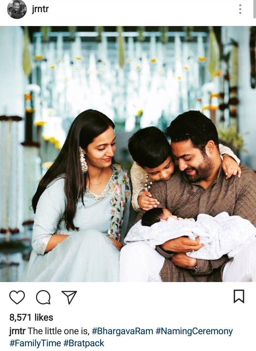 Young Tiger NTR & Family names their little one as Bhargava Ram