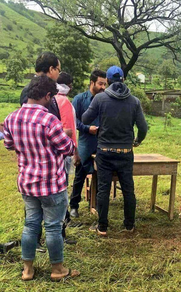 Young Tiger NTR's Jai Lava Kusa Latest Working Gallery