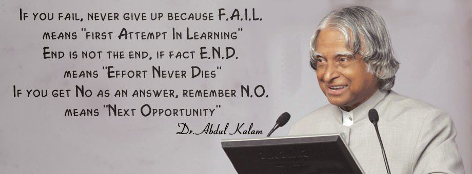 Abdul Kalam Inspirational And Motivational Quotes