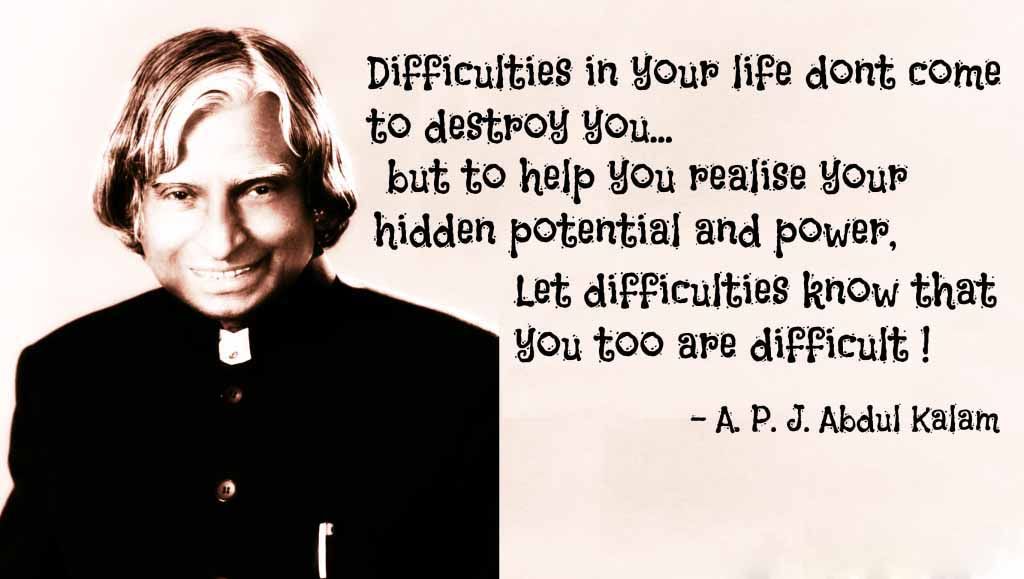 Abdul Kalam Inspirational And Motivational Quotes