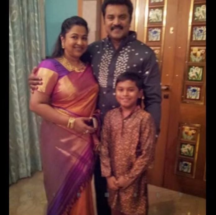 Actress Radhika Family Unseen Photos