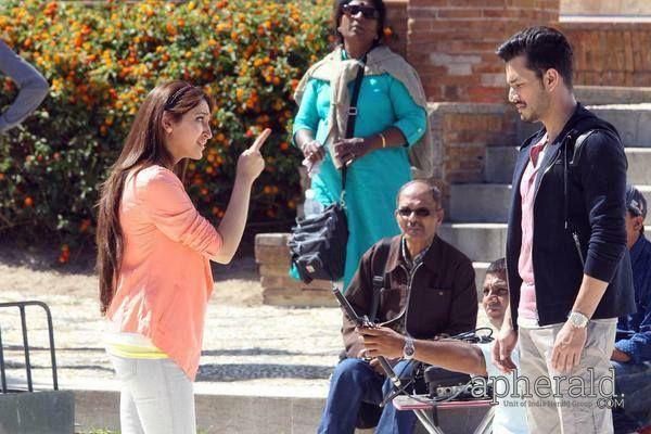 Akhil Akkineni Movie working Stills