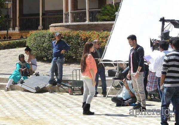 Akhil Akkineni Movie working Stills