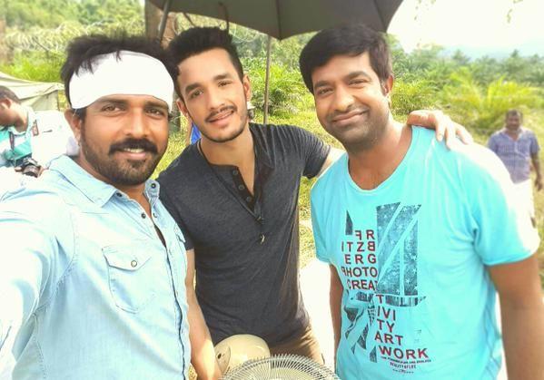 Akkineni Akhil Movie Working Stills