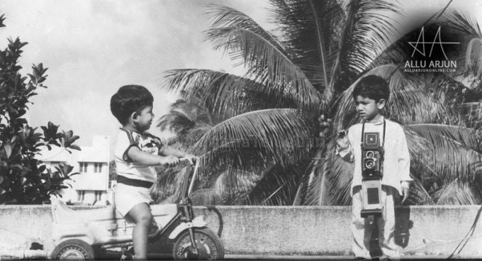 Allu Arjun Childhood Unseen Pics