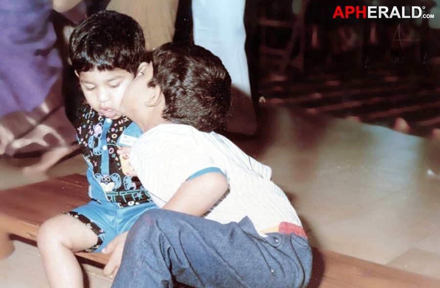 Allu Arjun Childhood Unseen Pics