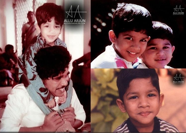 Allu Arjun Childhood Unseen Pics