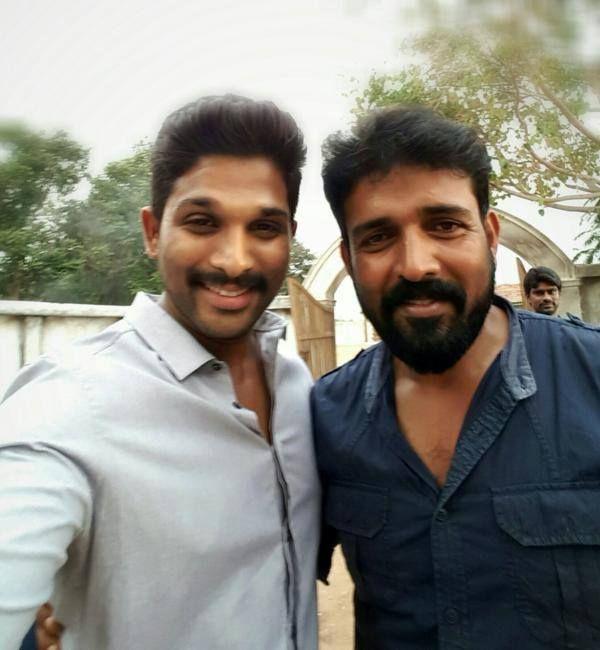 Allu Arjun on the set Boyapati Movie Photos