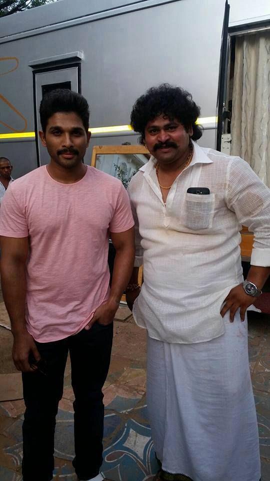 Allu Arjun on the set Boyapati Movie Photos