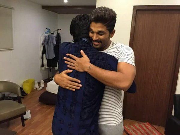 Allu Arjun on the sets of Sarrainodu Photos