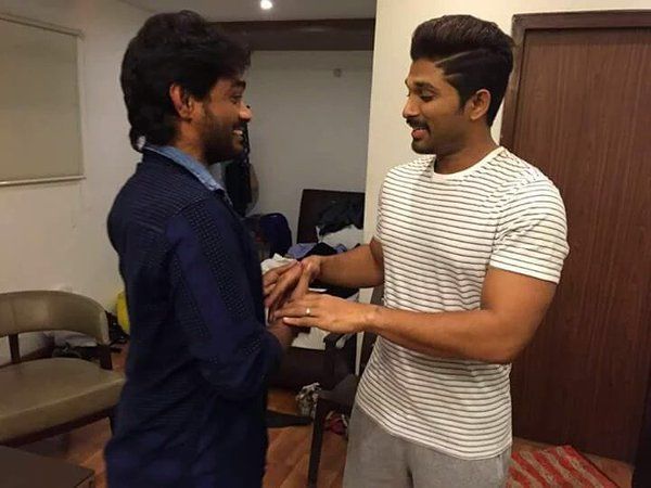 Allu Arjun on the sets of Sarrainodu Photos