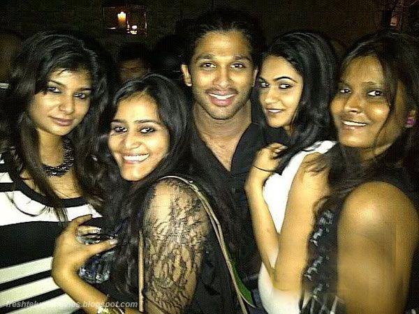 Allu Arjun rare pics with family and friends