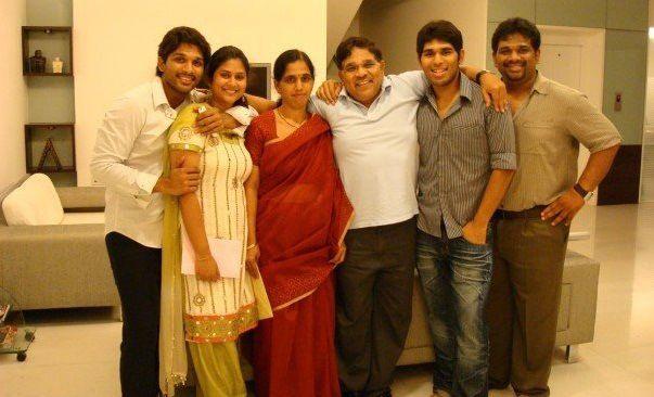 Allu Arjun rare pics with family and friends