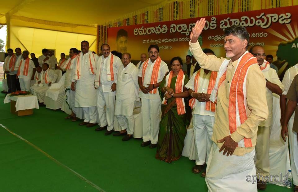 Amaravati Bhoomi Pooja Photos