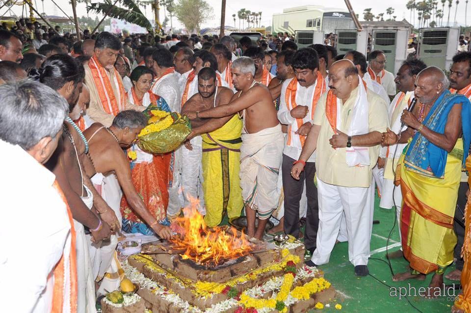 Amaravati Bhoomi Pooja Photos