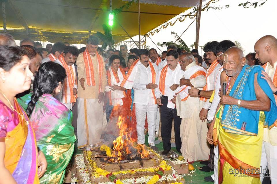 Amaravati Bhoomi Pooja Photos