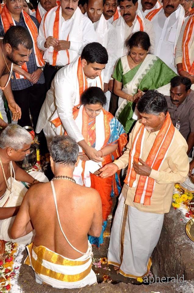 Amaravati Bhoomi Pooja Photos