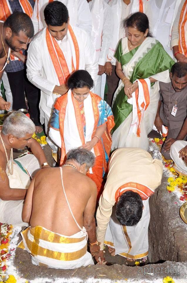 Amaravati Bhoomi Pooja Photos