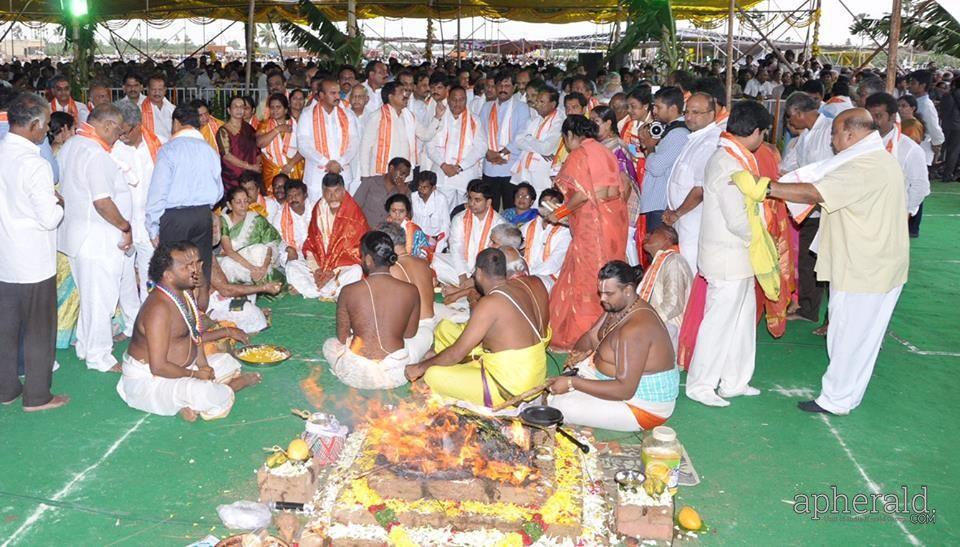 Amaravati Bhoomi Pooja Photos