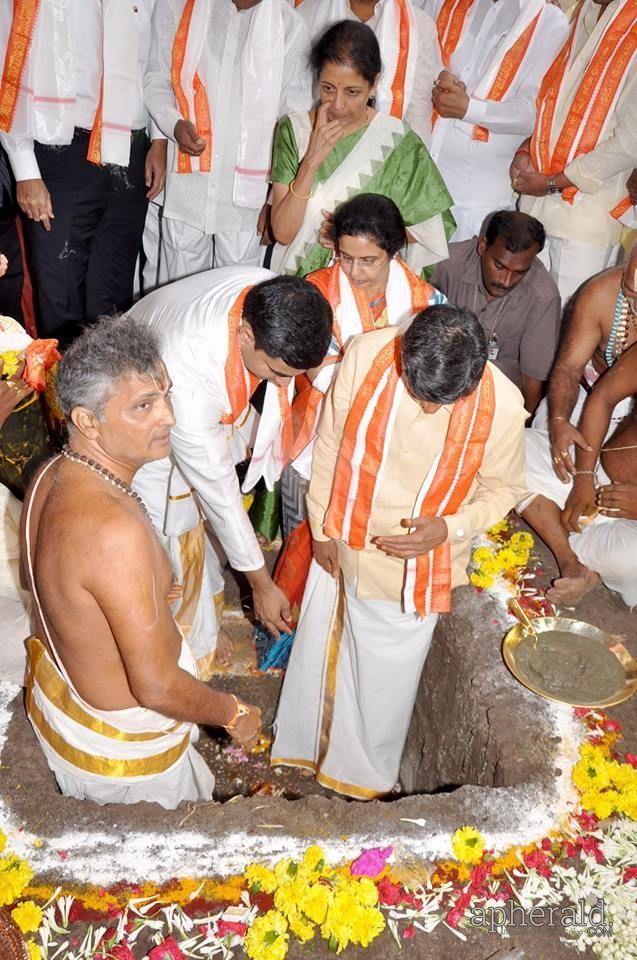 Amaravati Bhoomi Pooja Photos