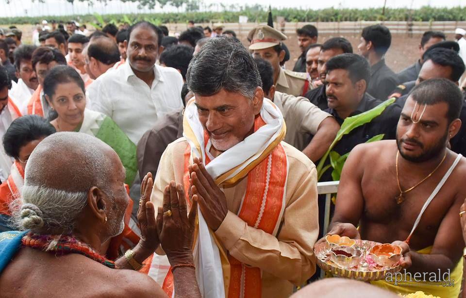 Amaravati Bhoomi Pooja Photos