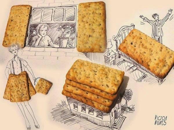 Amazing Creative Arts Made With Objects & Foods