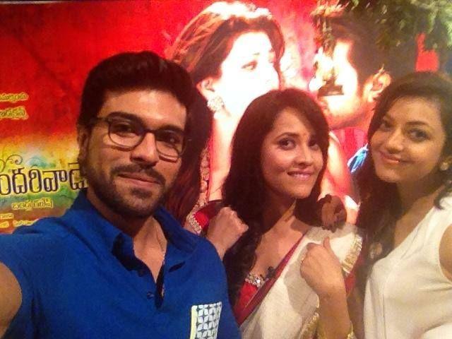 Anasuya Selfies with Celebrities Photos