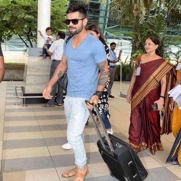 Anushka Sharma & Virat Kohli back from Goa vacation Photos