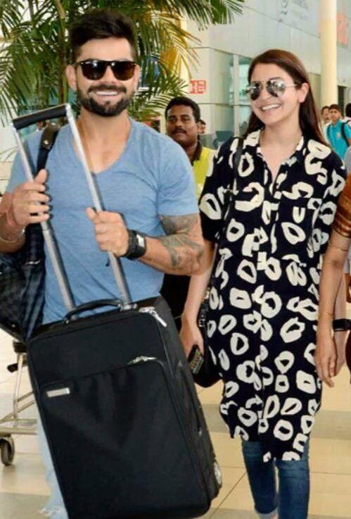 Anushka Sharma & Virat Kohli back from Goa vacation Photos